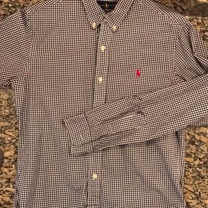 Ralph Lauren navy plaid button down